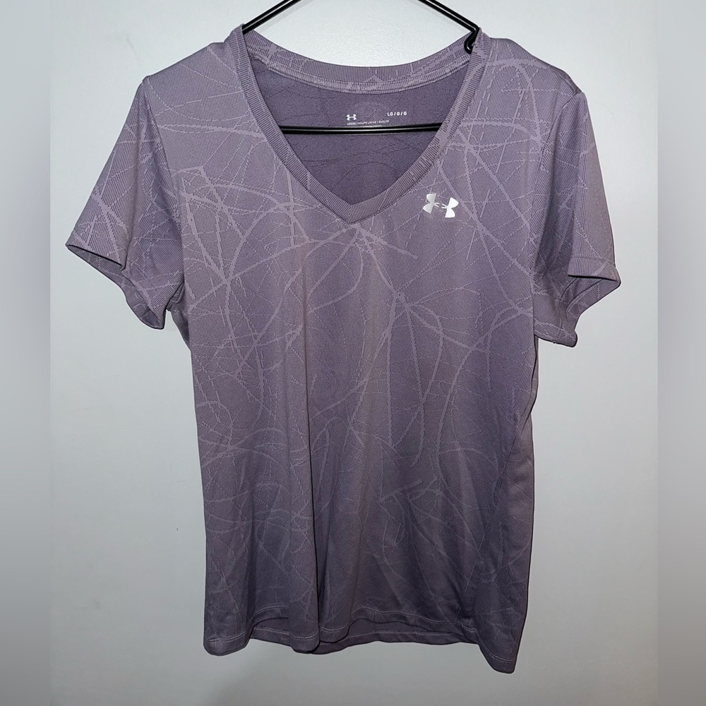 Under Armour Women's Short Sleeve Tee in Lavender